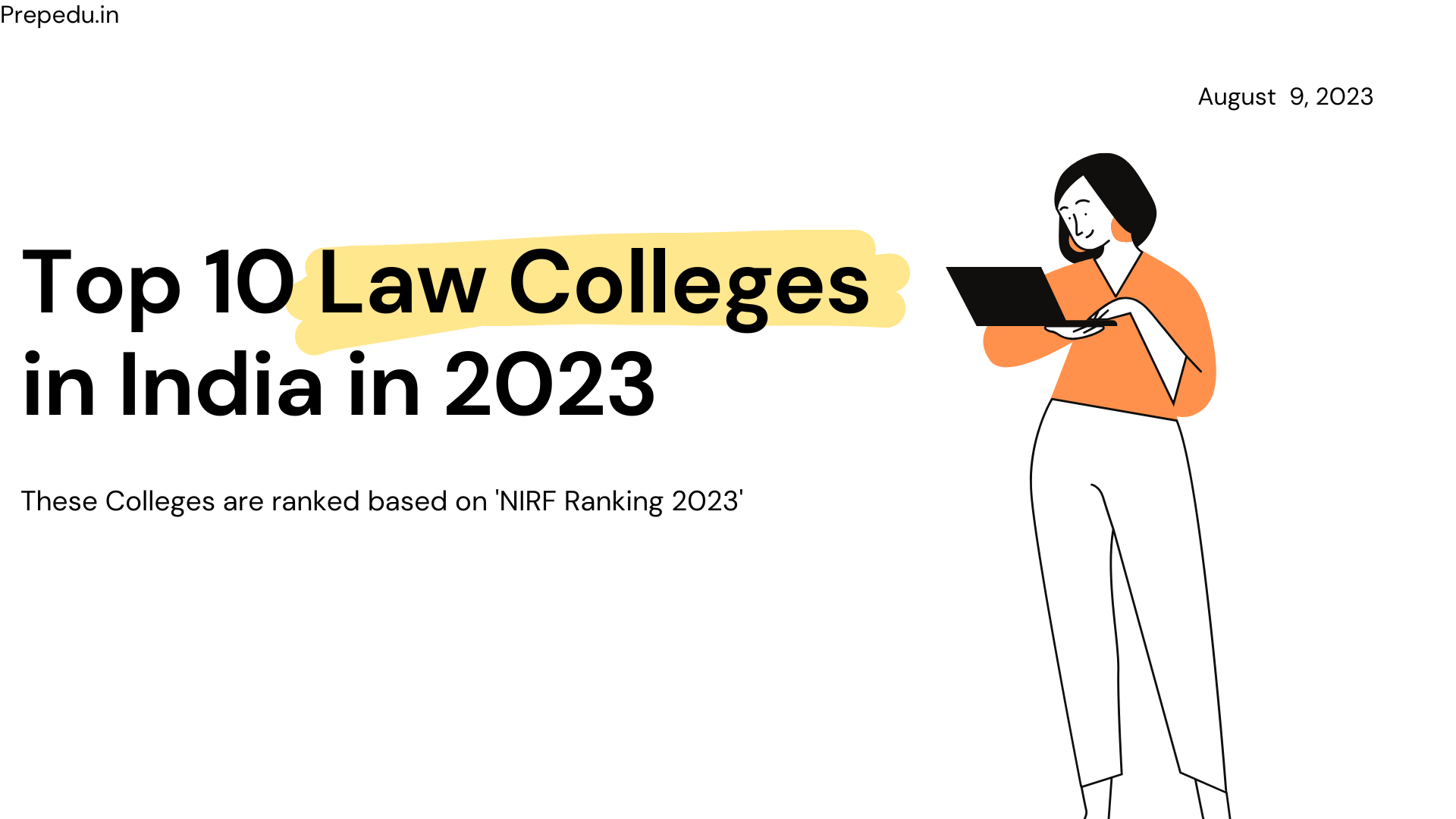 Top 10 Law Colleges in India in 2023 - Prepedu.in